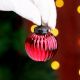 12 Pieces Glass Red Christmas Ornaments For Tree Decoration